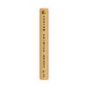 Vertical Full Color Brass Signs 8" x 1"