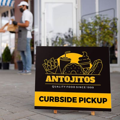 10"x12" Custom Plastic Sign, Full Color, Indoor/Outdoor (Horizontal) - alternate view