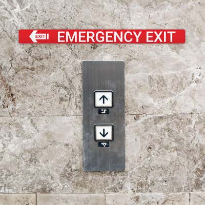 Color 1" x 12" Horizontal Sign - alternate view