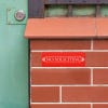 2"x6" Custom Plastic Sign for No Soliciting