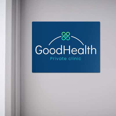 Color 6" x 8" Horizontal Sign - alternate view