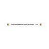Color Sign Horizontal 1" x 16"