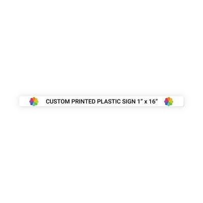 Color Sign Horizontal 1 in x 16 in