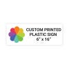 Color Sign Horizontal 6" x 16"