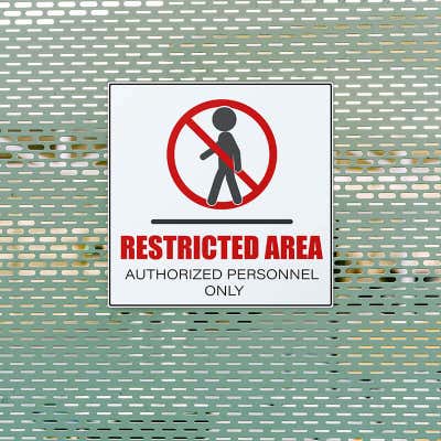 Color 4" x 4" Square Sign - alternate view