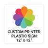 Color Sign Square 12" x 12"
