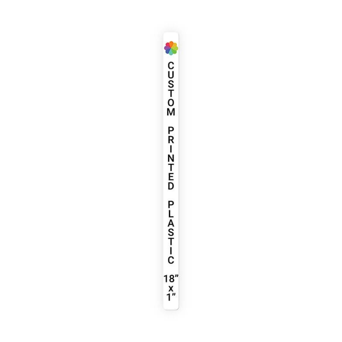 Color Sign Vertical 18" x 1"