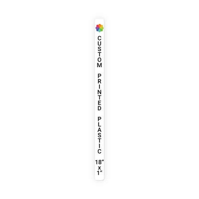 Color Sign Vertical 18 in x 1 in