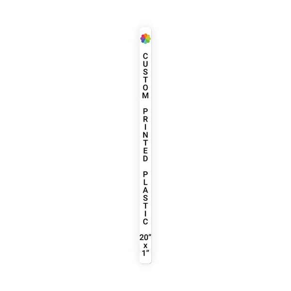 Color Sign Vertical 20" x 1"