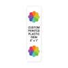 Color Sign Vertical 4" x 1"