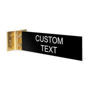 Custom Text 2" x 8" Corridor Sign