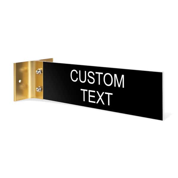 Custom Text 2" x 8" Corridor Sign