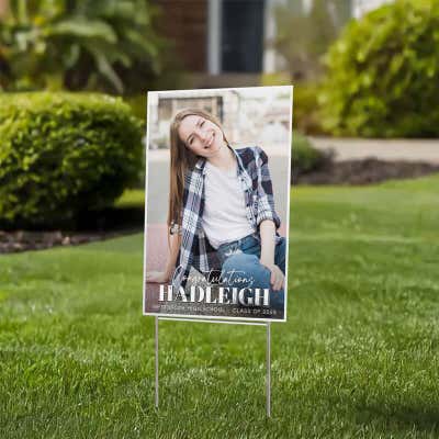 Vertical Custom Yard Sign - Multiple Size Options - alternate view