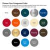 The foreground color options and their names