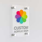 Custom Acrylic Sign 24"x12" - 1/16" Thick