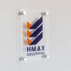 Custom Acrylic Sign with a Company Name and Logo