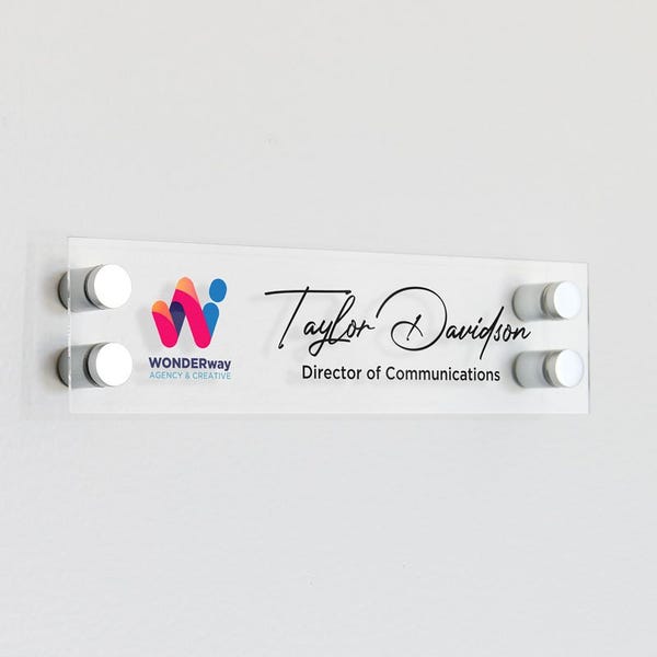 Acrylic Signs 1/16" Thick | Pick Your Size