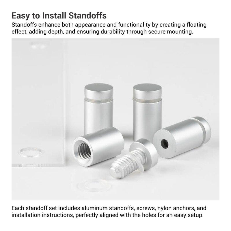 The benefits of standoffs for acrylic signs
