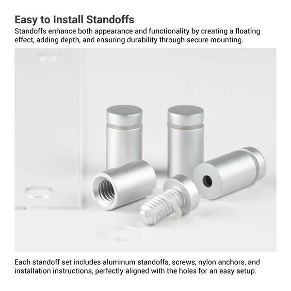 The benefits of standoffs for acrylic signs