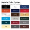 Various color combinations for ADA signs