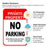 The weather resistance and durability of the aluminum signs from Custom Signs