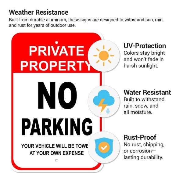 The various ways that UV-LED printed aluminum signs are resistant to weather when placed outside