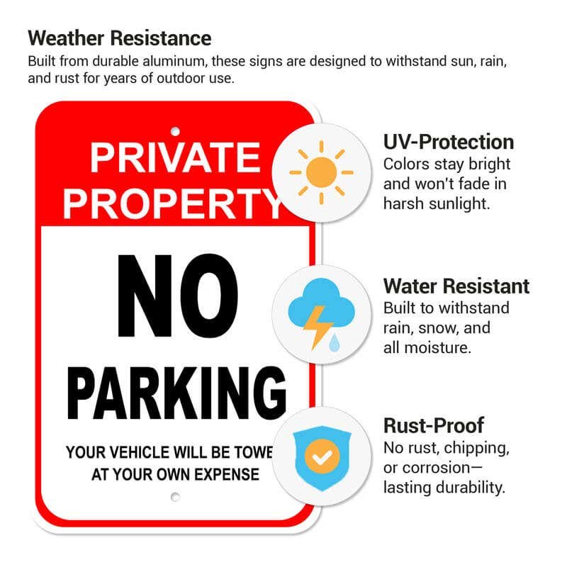 The various ways that UV-LED printed aluminum signs are resistant to weather when placed outside