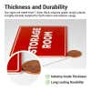 Infographic showing the thickness and durability of plastic signs