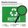 The weather resistance of engraved plastic signs intended for indoor and outdoor use