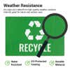 The weather resistance of engraved plastic signs