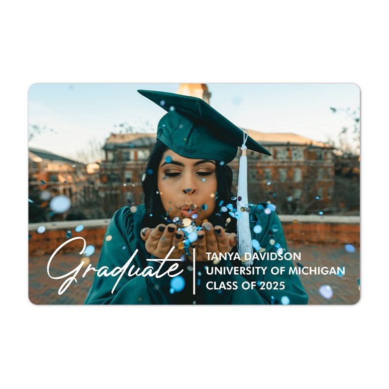 Custom Photo Graduation Announcement Magnet