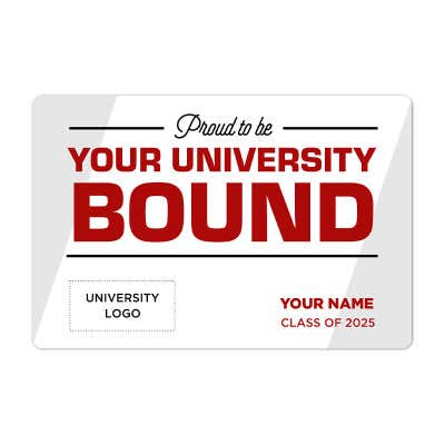 Proud to be College Bound Graduation Announcement Magnet - alternate view