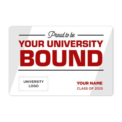 Proud to be College Bound Graduation Announcement Magnet - alternate view