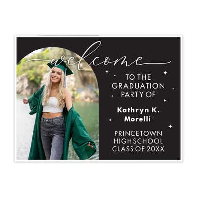 Graduation Party Yard Sign - alternate view