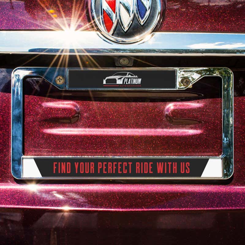 Design Your Own License Plate Frame