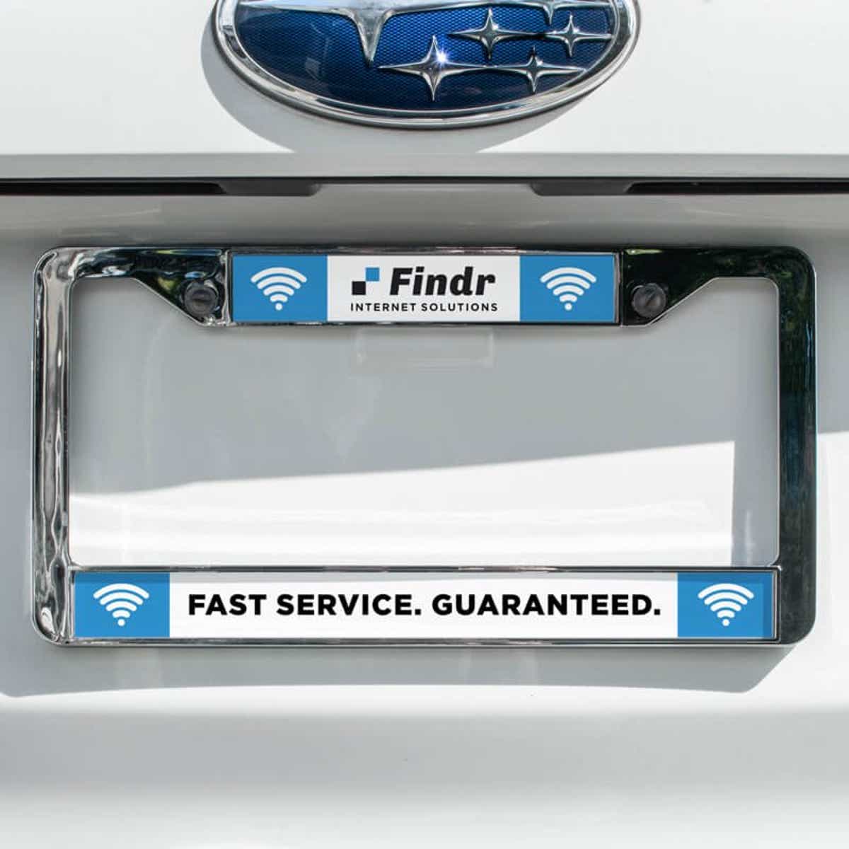 Design Your Own License Plate Frame