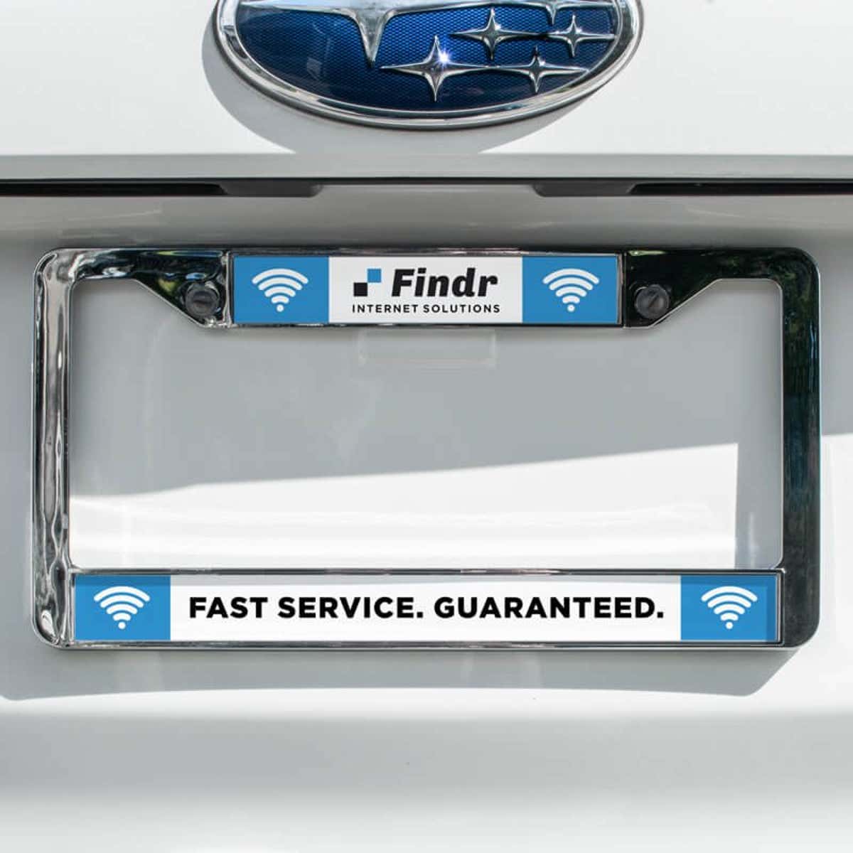 Design Your Own License Plate Frame