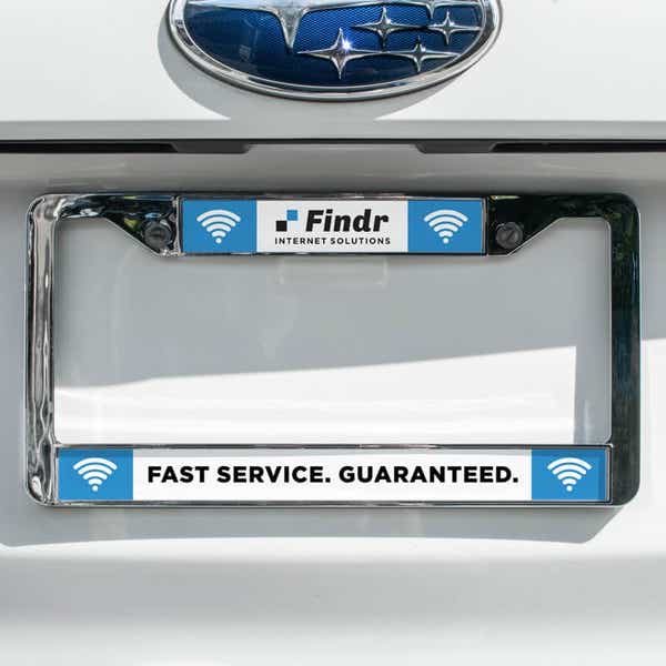Design Your Own License Plate Frame