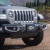 Jesus Fish Ichthys front license plate on a Jeep