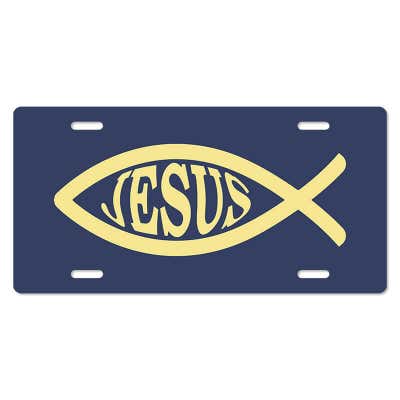 Custom License Plate with Pink Orchid Flowers