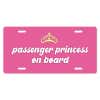 Passenger Princess - Cute Front License Plate