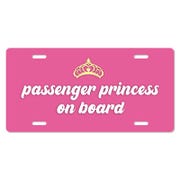 Passenger Princess - Cute Front License Plate