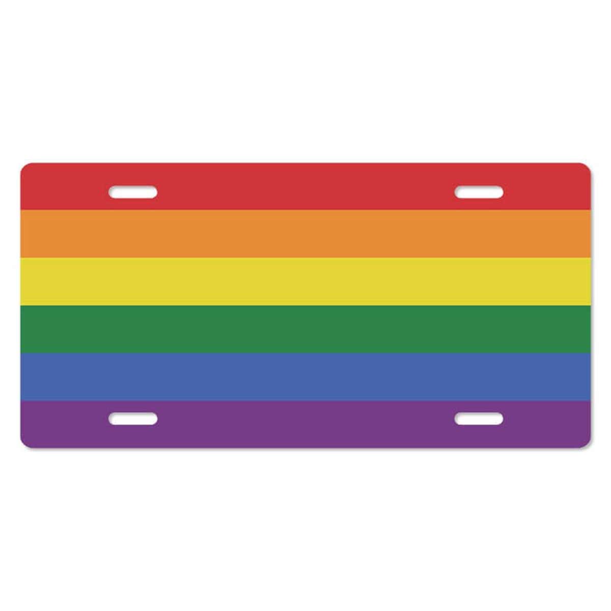 LGBTQ Pride Front License Plate