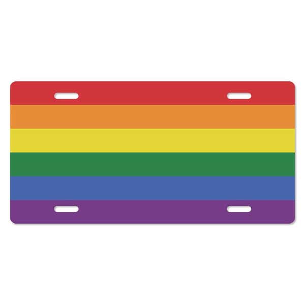 LGBTQ Pride Front License Plate