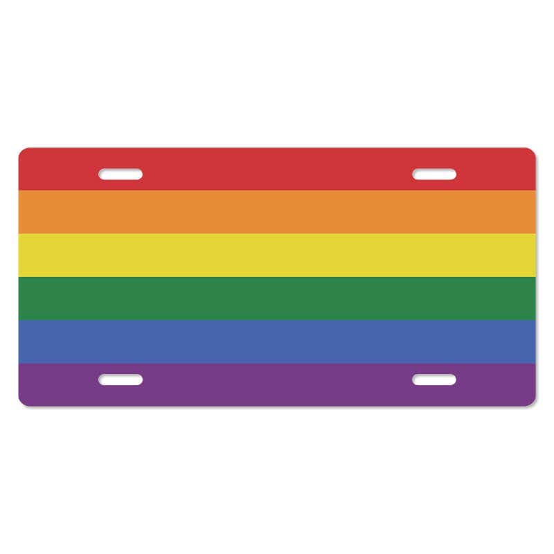 LGBTQ Pride Front License Plate