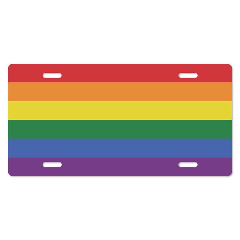 LGBTQ Pride Front License Plate