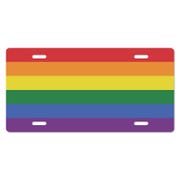 LGBTQ Pride Front License Plate