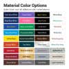 Color Combinations for engraved plastic