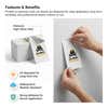 The features and benefits of the premium vinyl decals such as weatherproof, UV resistant, and strong adhesive