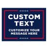 Custom Text Trump Yard Sign